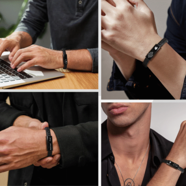 Lot de 2 Bracelets Câbles avec Charge Ultra Rapide et Transfert de Données – Type-C vers Type-C + Lightning USB