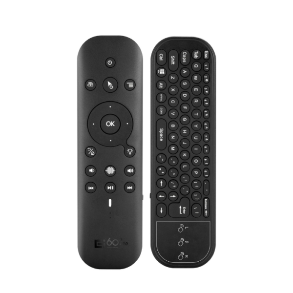 (Modèle 2026) Télécommande Universelle Sans Fil G60S Rétroéclairée avec Clavier – Air Mouse Bluetooth & 2.4G