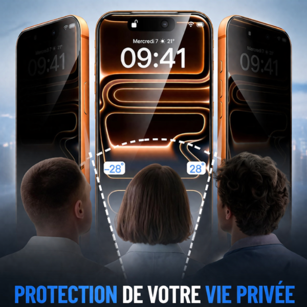 Kit de Pose Automatique iPhone 17 Pro Max – Pose Parfaite + 3 Vitres Anti-Espion