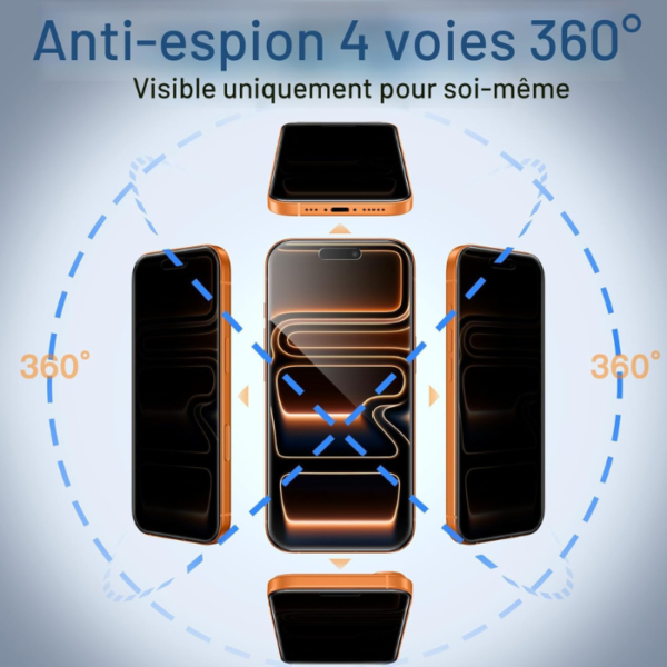 Kit de Pose Automatique iPhone 17 Pro Max – Pose Parfaite + 3 Vitres Anti-Espion