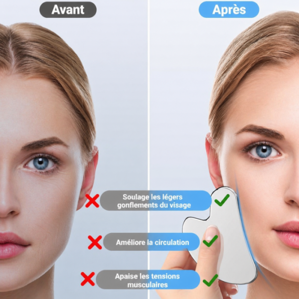 Pack 2-en-1 Anti Double Menton – Masque Liftant V-Line + GuaSha